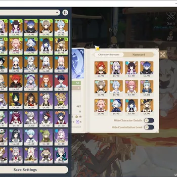 Genshin Impact Accounts Mid Game ASIA|AR 58|5 Prem Team|19 Limited + 10 (*5 Weapon)|(Yae Miko
