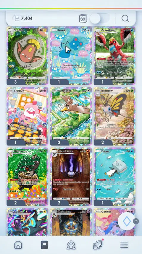 Pokémon TCG Pocket Accounts EN 7.4k+Card|134EX|2 Crown (Meloetta&Protect Ponch image 10