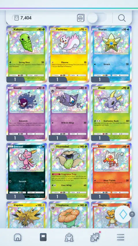 Pokémon TCG Pocket Accounts EN 7.4k+Card|134EX|2 Crown (Meloetta&Protect Ponch image 2