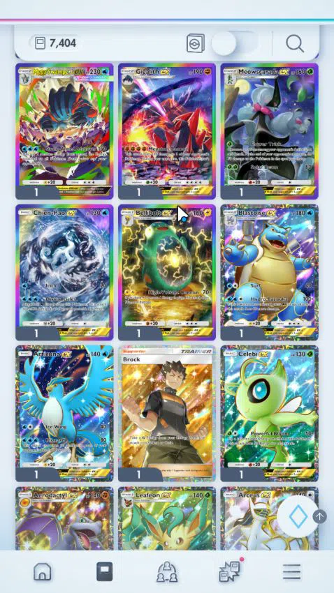 Pokémon TCG Pocket Accounts EN 7.4k+Card|134EX|2 Crown (Meloetta&Protect Ponch image 5