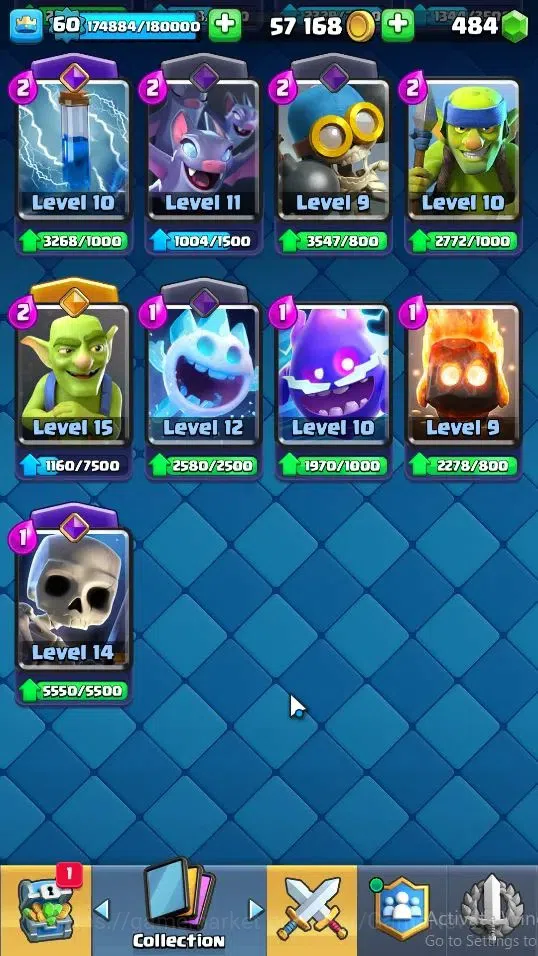 Clash Royale Accounts Lv 60|Trophy 12071|KTL 15|Limited Skin|Card 121|11 image 12