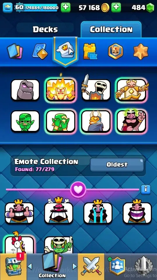 Clash Royale Accounts Lv 60|Trophy 12071|KTL 15|Limited Skin|Card 121|11 image 17