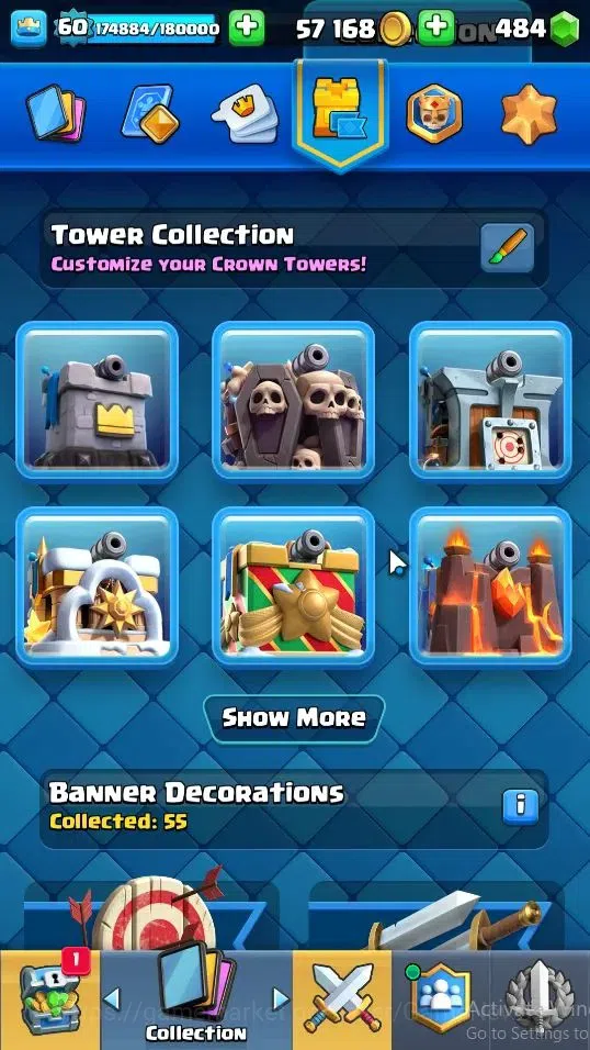 Clash Royale Accounts Lv 60|Trophy 12071|KTL 15|Limited Skin|Card 121|11 image 18