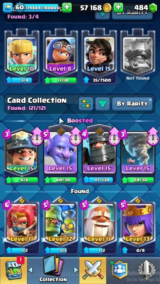 Clash Royale Accounts Lv 60|Trophy 12071|KTL 15|Limited Skin|Card 121|11 image 4