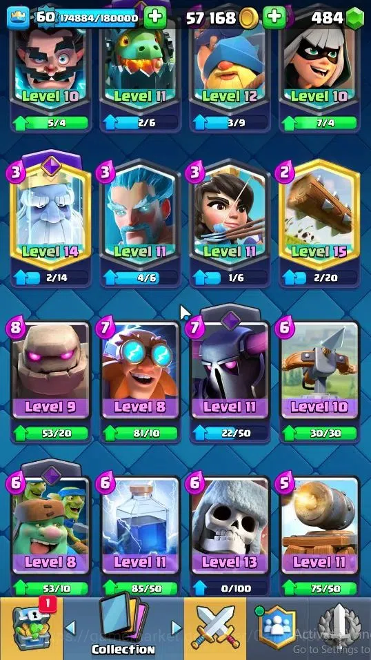 Clash Royale Accounts Lv 60|Trophy 12071|KTL 15|Limited Skin|Card 121|11 image 6