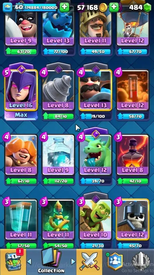 Clash Royale Accounts Lv 60|Trophy 12071|KTL 15|Limited Skin|Card 121|11 image 7