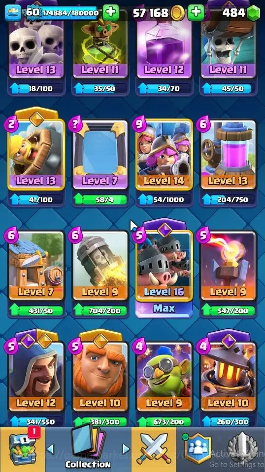 Clash Royale Accounts Lv 60|Trophy 12071|KTL 15|Limited Skin|Card 121|11 image 8