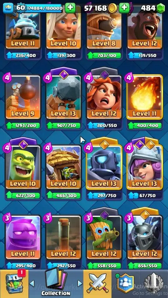 Clash Royale Accounts Lv 60|Trophy 12071|KTL 15|Limited Skin|Card 121|11 image 9