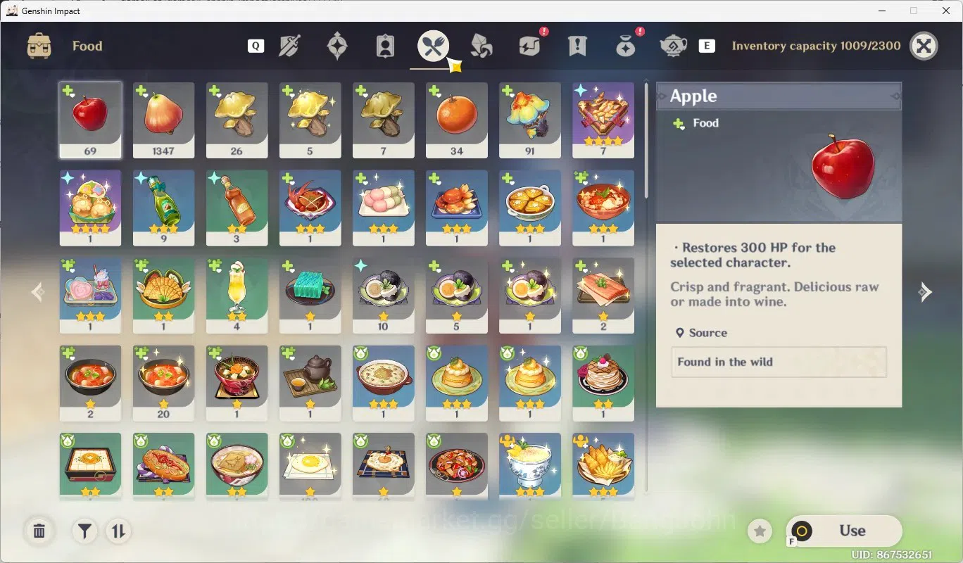 Genshin Impact Accounts Others ASIA|AR60|18 limit (Columbina,Durin)+Sign,HutaoC1 with skin,Flins,Skrik,GanyuC2,Furina,Nefer 7