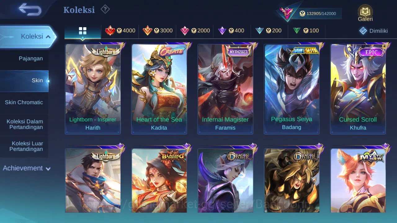 Mobile Legends: Bang Bang Accounts Hero 132 Skin 440 | Legend Freya | Collector Ling, image 11