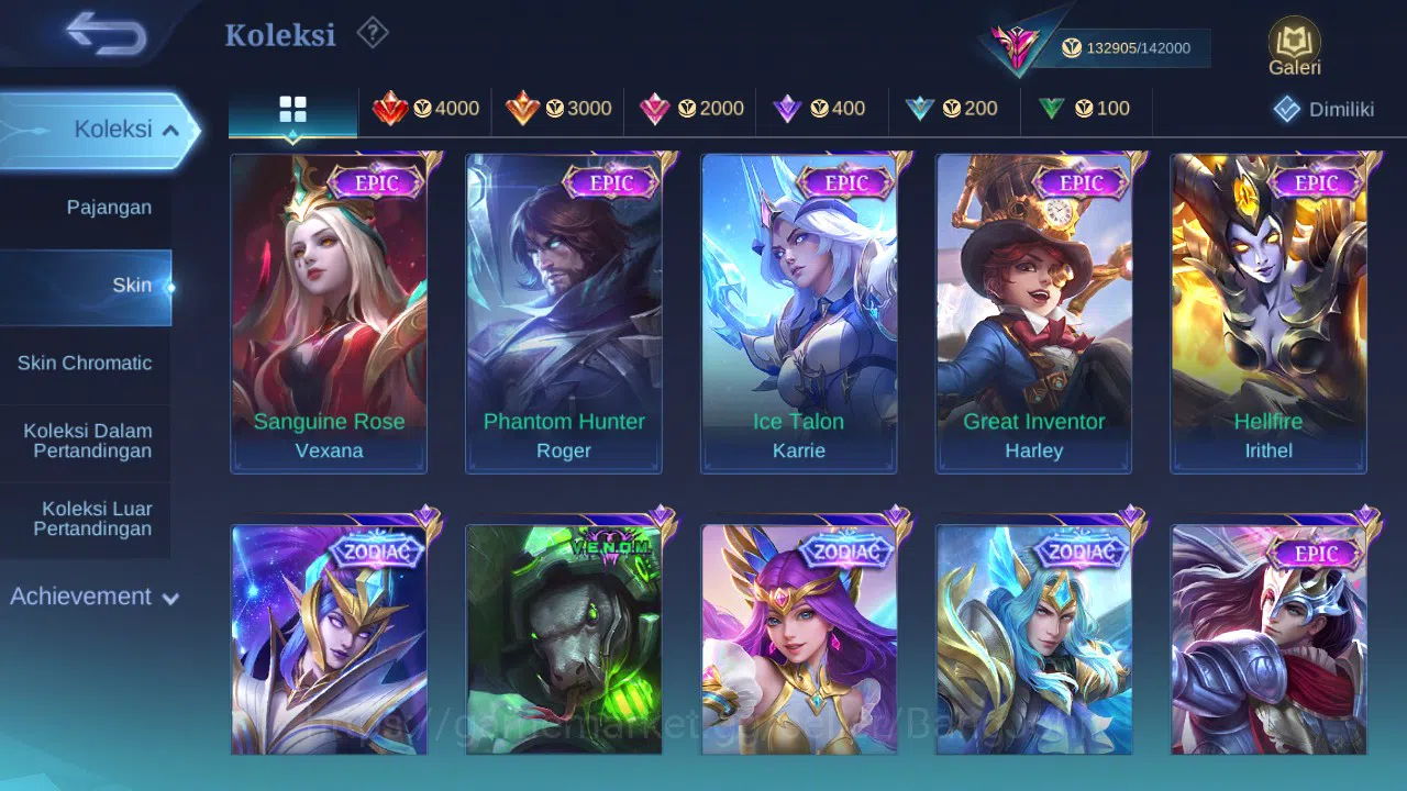 Mobile Legends: Bang Bang Accounts Hero 132 Skin 440 | Legend Freya | Collector Ling, image 8