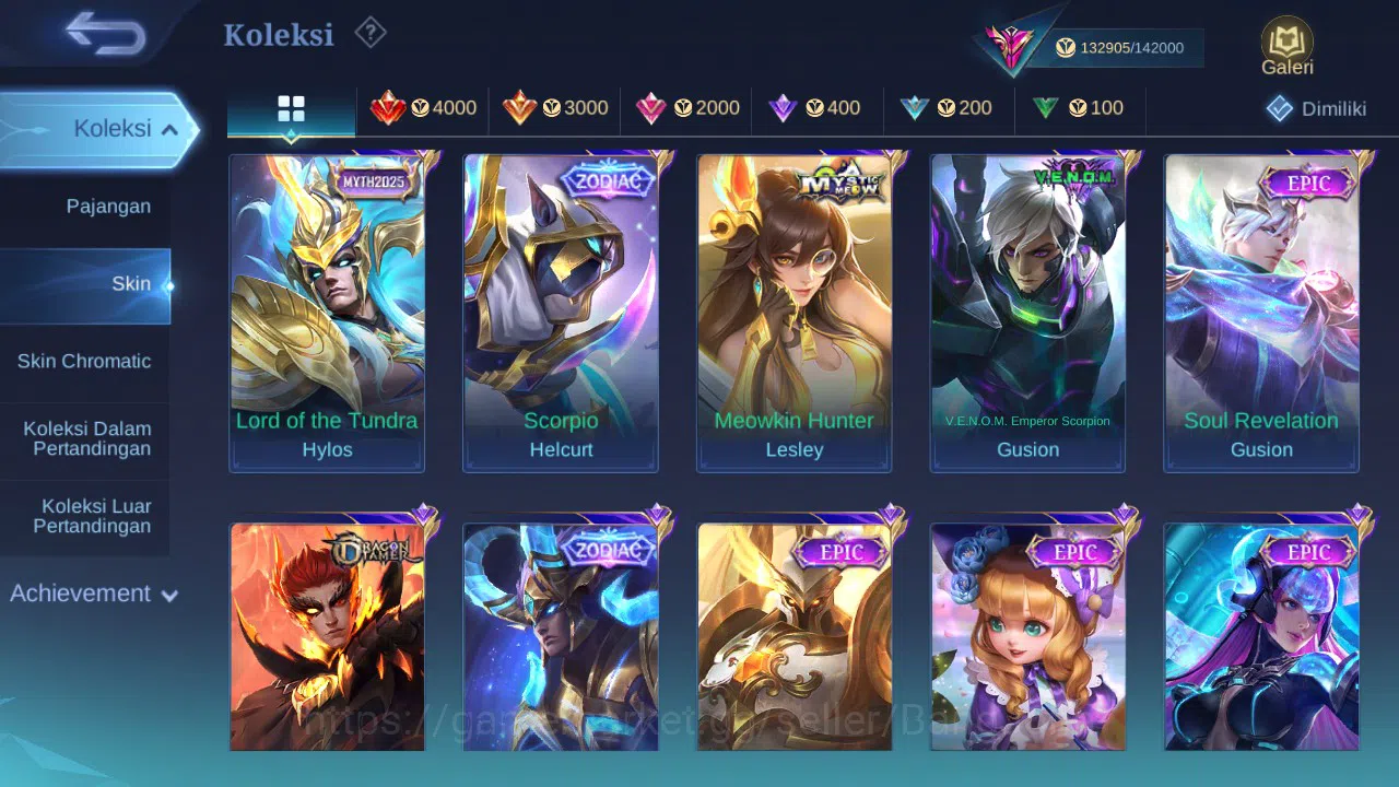 Mobile Legends: Bang Bang Accounts Hero 132 Skin 440 | Legend Freya | Collector Ling, image 9