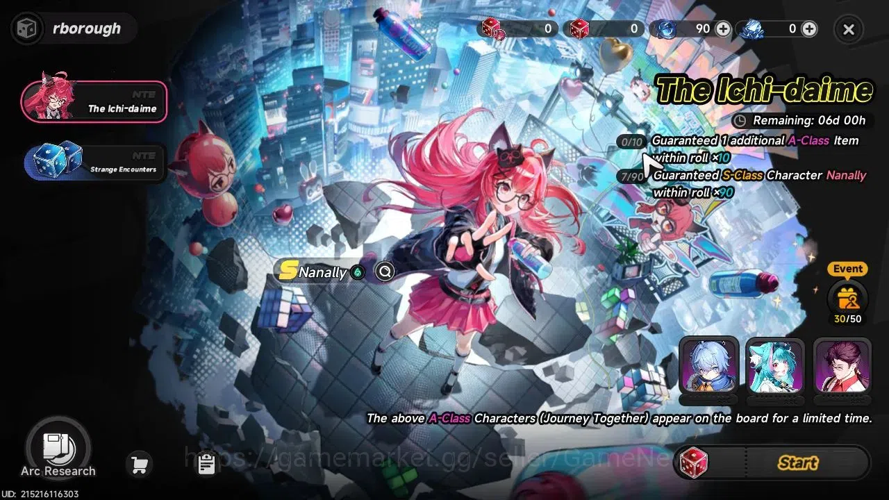 Neverness to Everness Accounts GLOBAL EU|HL 3|3 SSR Limited Nanally, Sakiri, Baic image 6