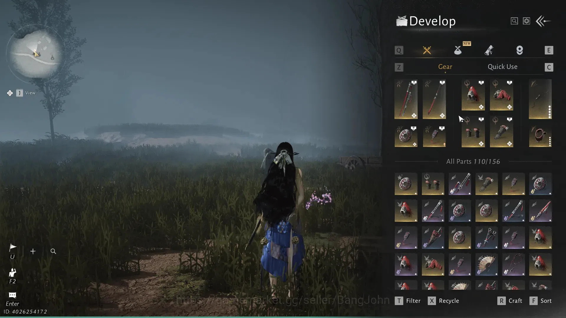 Where Winds Meet Accounts Global | LV 95 | MC Female | 2 Harmonic Core | Build 31616 | 5125K Regional Currency | Max 20