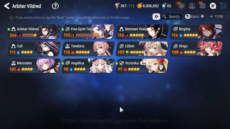 Epic Seven Accounts GLOBAL Unverif|New Era|3 ML(Salome,Belian,RViolet) image 2