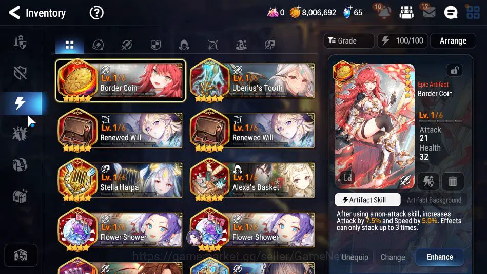 Epic Seven Accounts GLOBAL Unverif|New Era|3 ML(Salome,Belian,RViolet) image 7