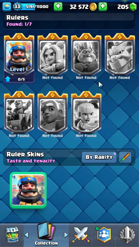 Clash Royale Accounts Lv 33|Trophy 6291|KTL 11|Limited Skin|Card 117|1 H image 10