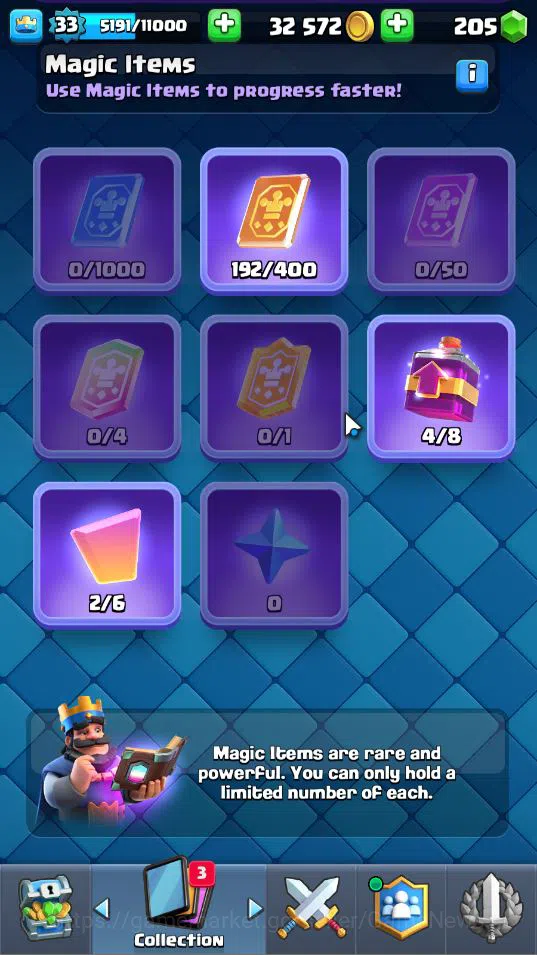 Clash Royale Accounts Lv 33|Trophy 6291|KTL 11|Limited Skin|Card 117|1 H image 5