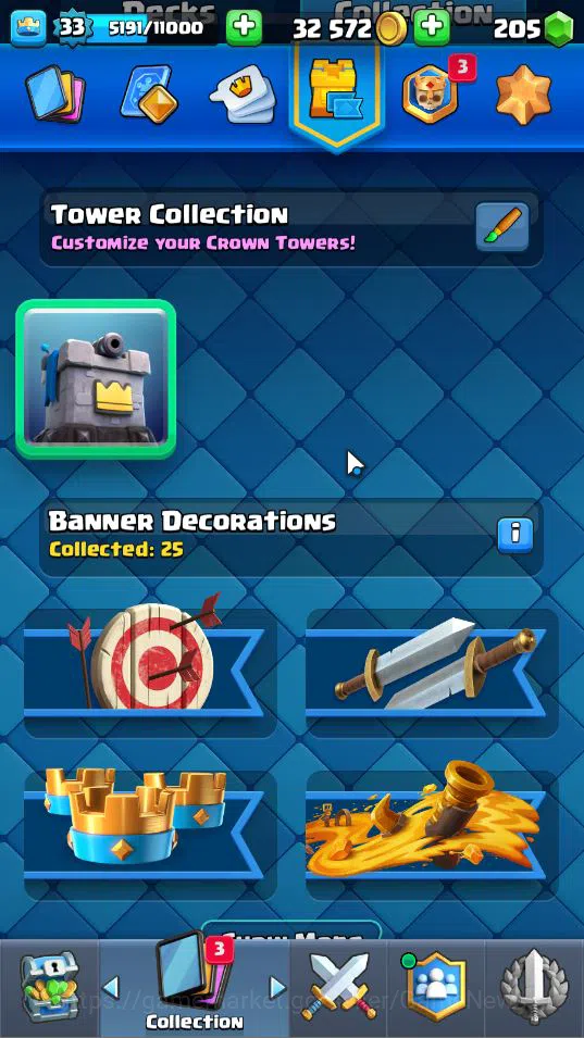 Clash Royale Accounts Lv 33|Trophy 6291|KTL 11|Limited Skin|Card 117|1 H image 8