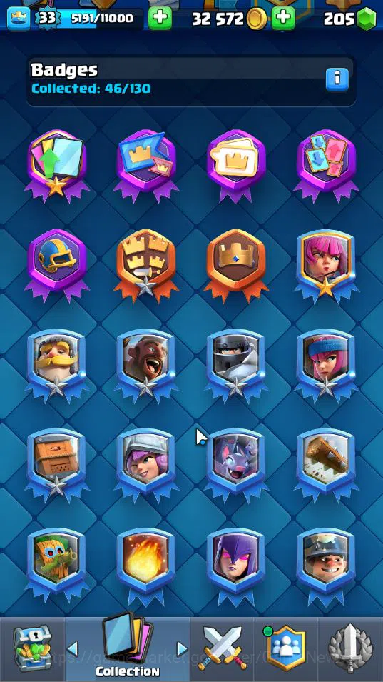 Clash Royale Accounts Lv 33|Trophy 6291|KTL 11|Limited Skin|Card 117|1 H image 9