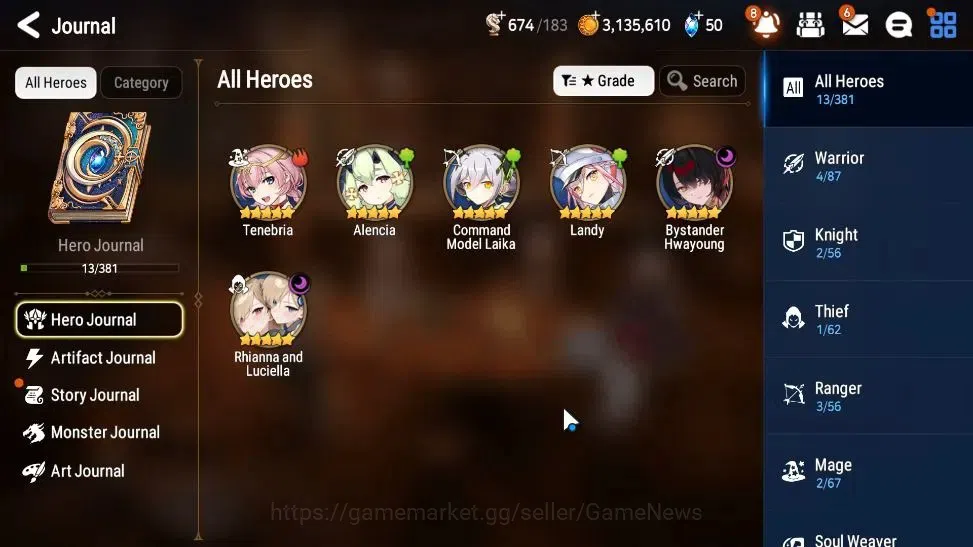 Epic Seven Accounts GLOBAL Unverif|New Era|2 ML(Rhianna&Luciella,Bysta image 6