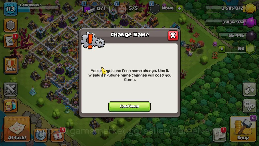 Clash of Clans Accounts Starter TH 13 - BH 6|LV 113|HH 7|BK 56,AQ 68,GW 36,MP 35,RC 9|CN OFF|Protect OFF|TAKE MAIL(COC1973) 14