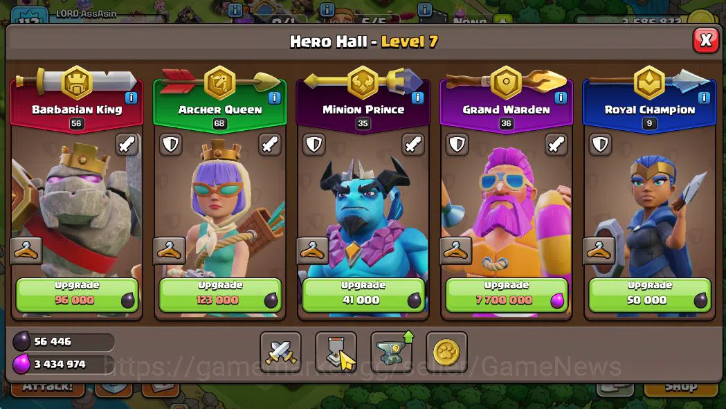Clash of Clans Accounts Starter TH 13 - BH 6|LV 113|HH 7|BK 56,AQ 68,GW 36,MP 35,RC 9|CN OFF|Protect OFF|TAKE MAIL(COC1973) 5