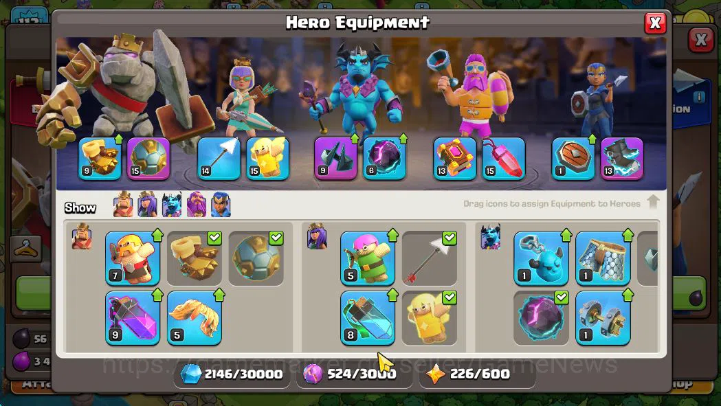 Clash of Clans Accounts Starter TH 13 - BH 6|LV 113|HH 7|BK 56,AQ 68,GW 36,MP 35,RC 9|CN OFF|Protect OFF|TAKE MAIL(COC1973) 6