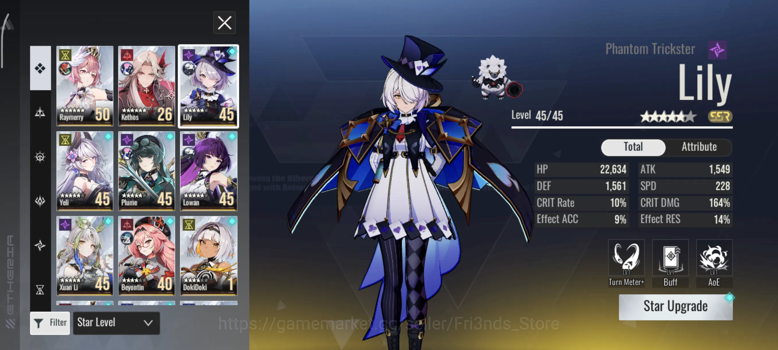 Etheria: Restart Accounts ETR127 | GLOBAL 21 | BEAST MIDGAME 14SSR 7LND PLUM image 3