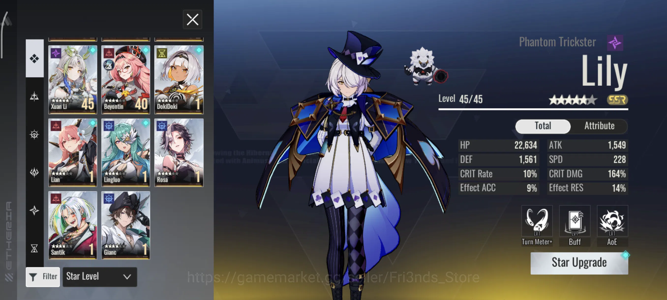 Etheria: Restart Accounts ETR127 | GLOBAL 21 | BEAST MIDGAME 14SSR 7LND PLUM image 4