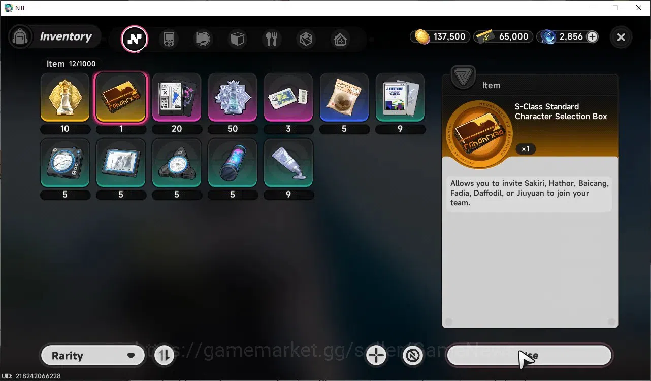 Neverness to Everness Accounts Global NA|HL 3|2,8k Annulith|2 Limited [Shinku,Nanally]|1 Selecor Box|Underboss 10