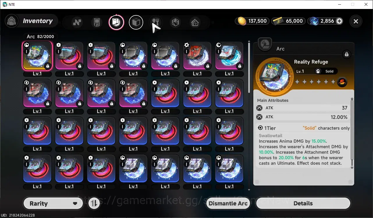 Neverness to Everness Accounts Global NA|HL 3|2,8k Annulith|2 Limited [Shinku,Nanally]|1 Selecor Box|Underboss 12