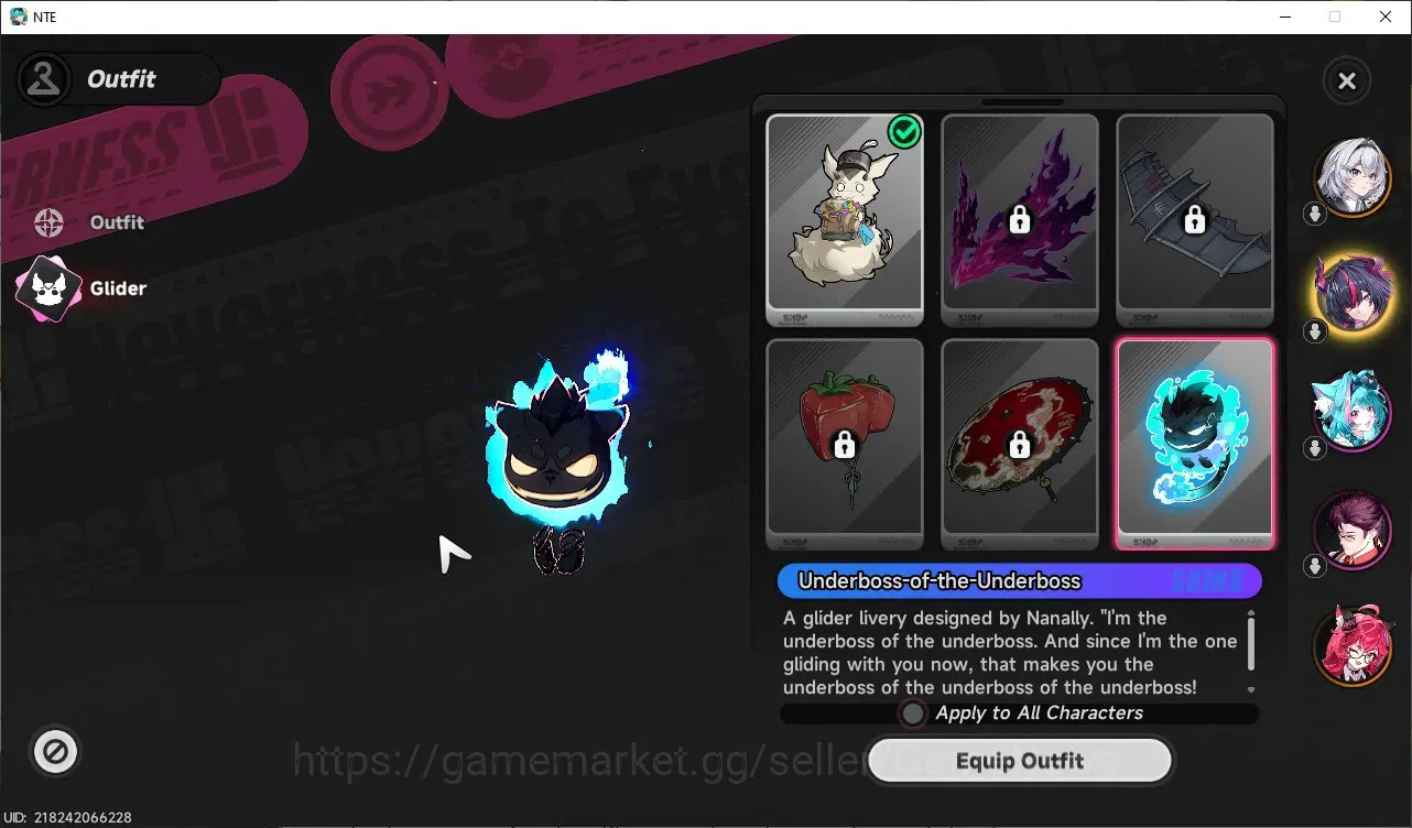 Neverness to Everness Accounts Global NA|HL 3|2,8k Annulith|2 Limited [Shinku,Nanally]|1 Selecor Box|Underboss 4