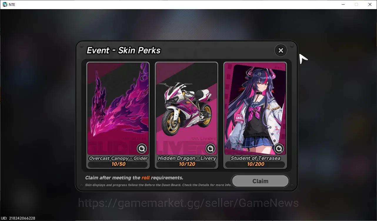 Neverness to Everness Accounts Global NA|HL 3|2,8k Annulith|2 Limited [Shinku,Nanally]|1 Selecor Box|Underboss 7