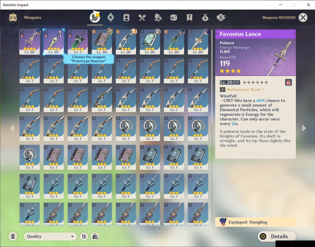 Genshin Impact Accounts ASIA|Starter|AR 20|1 Limited+16(4Character)|Linnea image 9