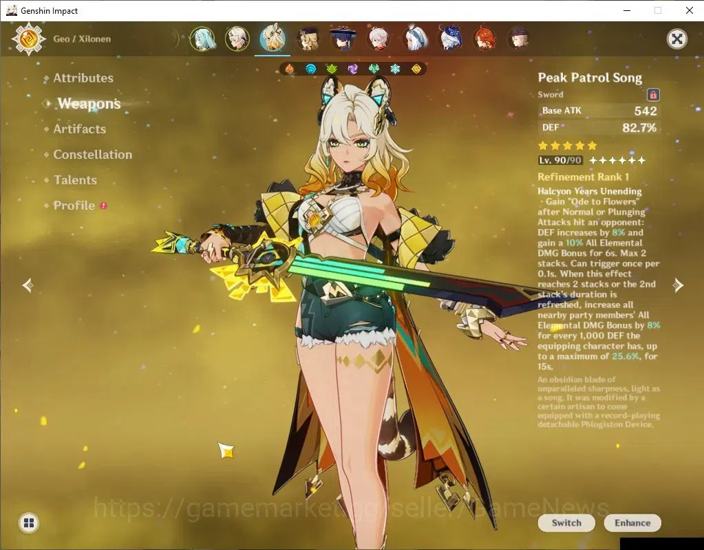 Genshin Impact Accounts Asia|AR 59|SemiPremium Mavuika|11 Limited+5(*5Wep) image 3