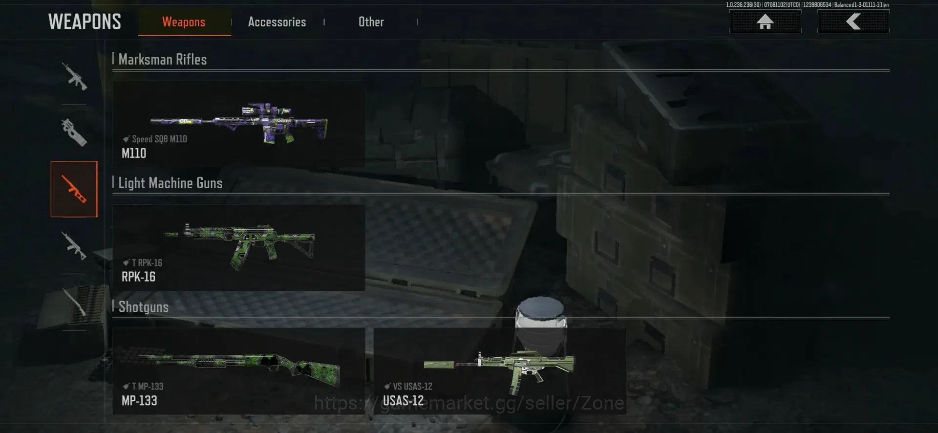 Arena Breakout Accounts High-End Mobile|LV 20 | SV 10 M | CV 7,8 M | Lava AUG, T ACE31, Lava Groza, SM AK-12, Forest MP5 5