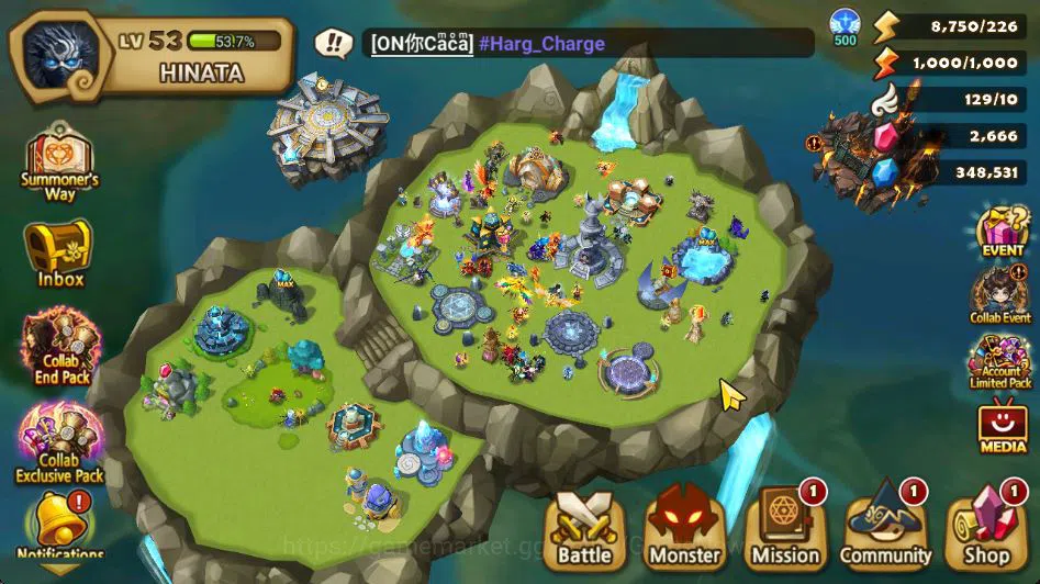 Summoners War: Sky Arena Accounts Mid-Game ASIA Lv 53|1 LD [Laima]|2,6K Gems|18 Total NB5(Juno,Teshar,Shi