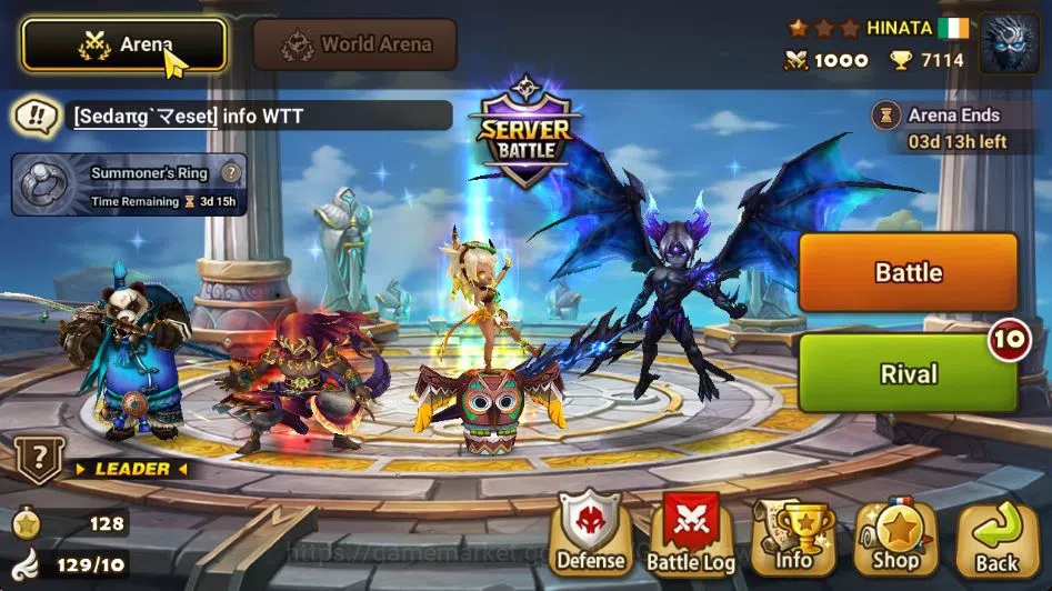Summoners War: Sky Arena Accounts Mid-Game ASIA Lv 53|1 LD [Laima]|2,6K Gems|18 Total NB5(Juno,Teshar,Shi 9