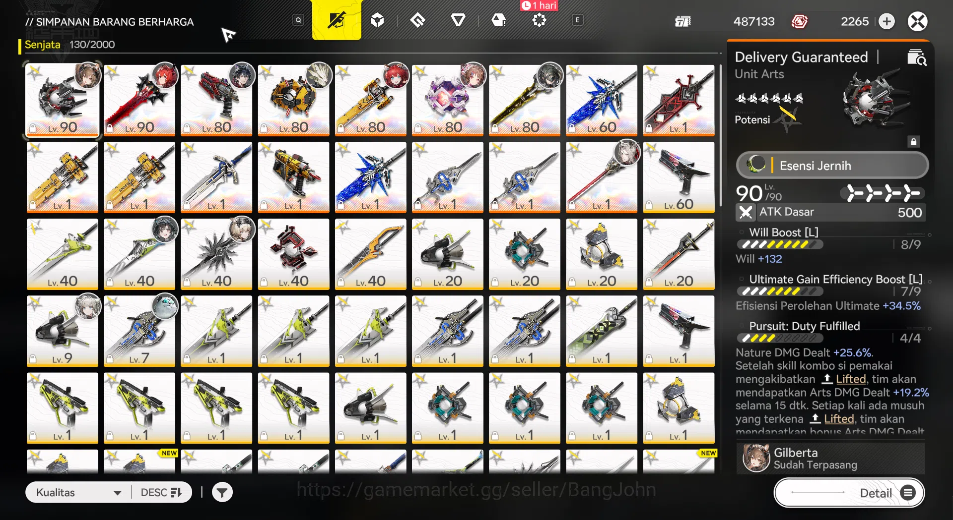 Arknights: Endfield Accounts ASIA | Level 57 | 2 Limit+2 Sign | Laevatain P2 Si image 4