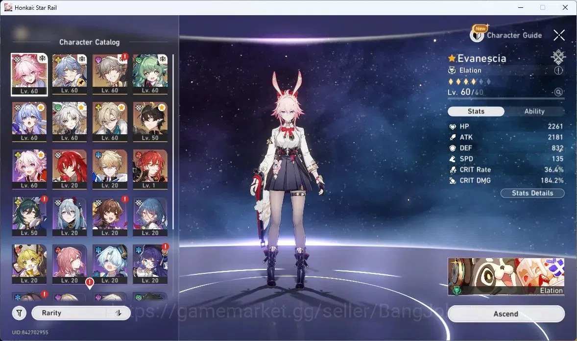 Honkai Star Rail Accounts ASIA | TL41 | Robin+Sign, HuoHuo+Sign, Feixiao+Sig image 2
