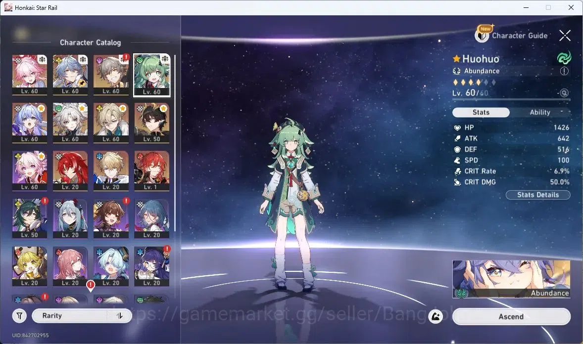 Honkai Star Rail Accounts ASIA | TL41 | Robin+Sign, HuoHuo+Sign, Feixiao+Sig image 4