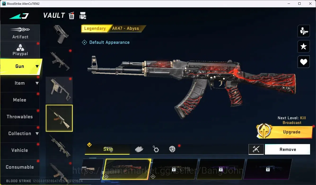 Blood Strike Accounts ASIA |2 Collab Gun [EVA&AOT]|2 Ultra Gun|4 Legend  image 2