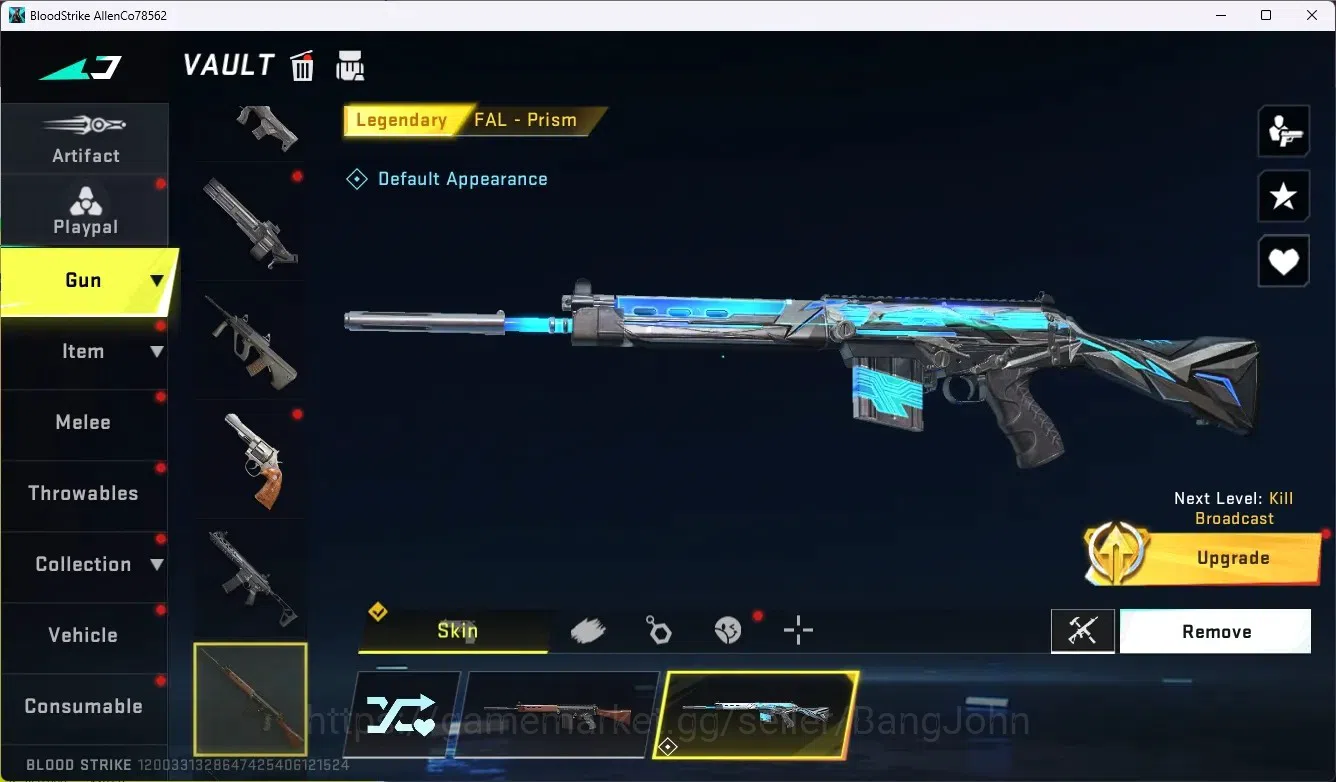 Blood Strike Accounts ASIA |2 Collab Gun [EVA&AOT]|2 Ultra Gun|4 Legend  image 8