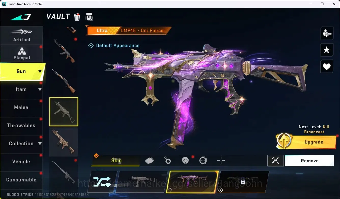 Blood Strike Accounts ASIA |2 Collab Gun [EVA&AOT]|2 Ultra Gun|4 Legend  image 9