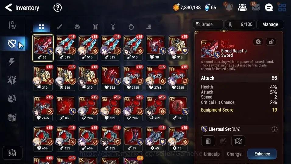 Epic Seven Accounts GLOBAL Unverif|New Era|3 ML(Monarch of The Sword I image 9