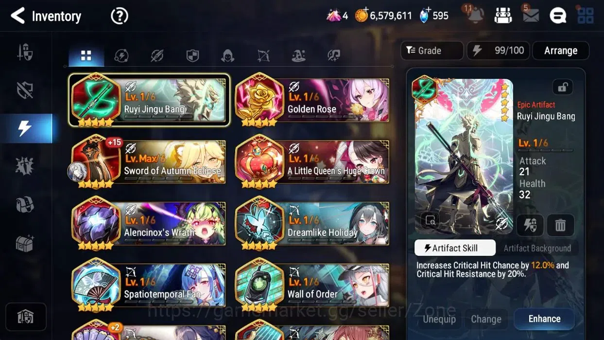 Epic Seven Accounts High-End Global Unverif|8ML (SNYulha, BArunka, NCLandy, MChloe, Etc.)|PoH+BlessON|Stigma 10