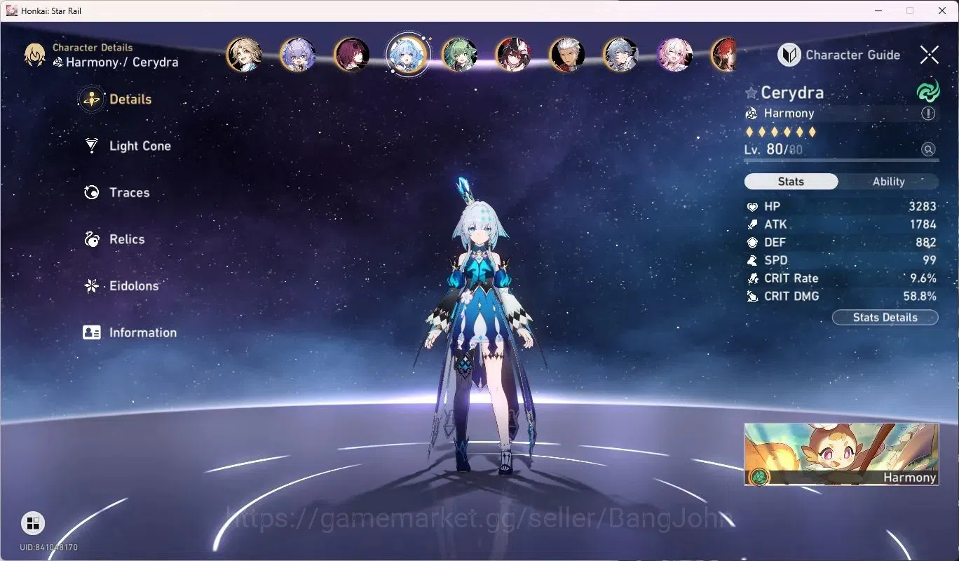 Honkai Star Rail Accounts ASIA | 18 Lim|Castorice Lv80|Evernight Lv80|Hyacin image 11