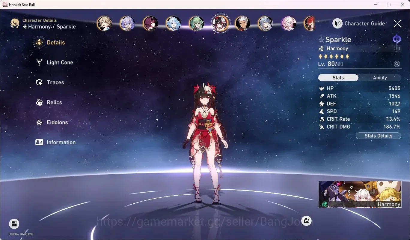 Honkai Star Rail Accounts ASIA | 18 Lim|Castorice Lv80|Evernight Lv80|Hyacin image 13