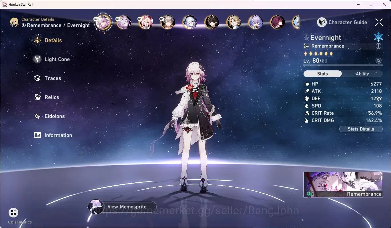 Honkai Star Rail Accounts ASIA | 18 Lim|Castorice Lv80|Evernight Lv80|Hyacin image 3